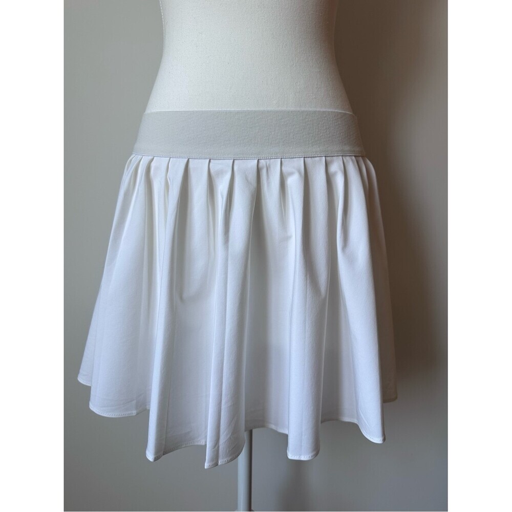 GARAGE White Tennis Skort Golf Skirt Built In Shorts Athleisure Athletic Skort M - Picture 3 of 12